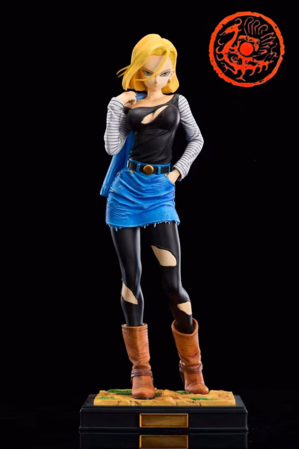 Dragon Ball ZQ Studio Android 18 C18 Resin Statue 2