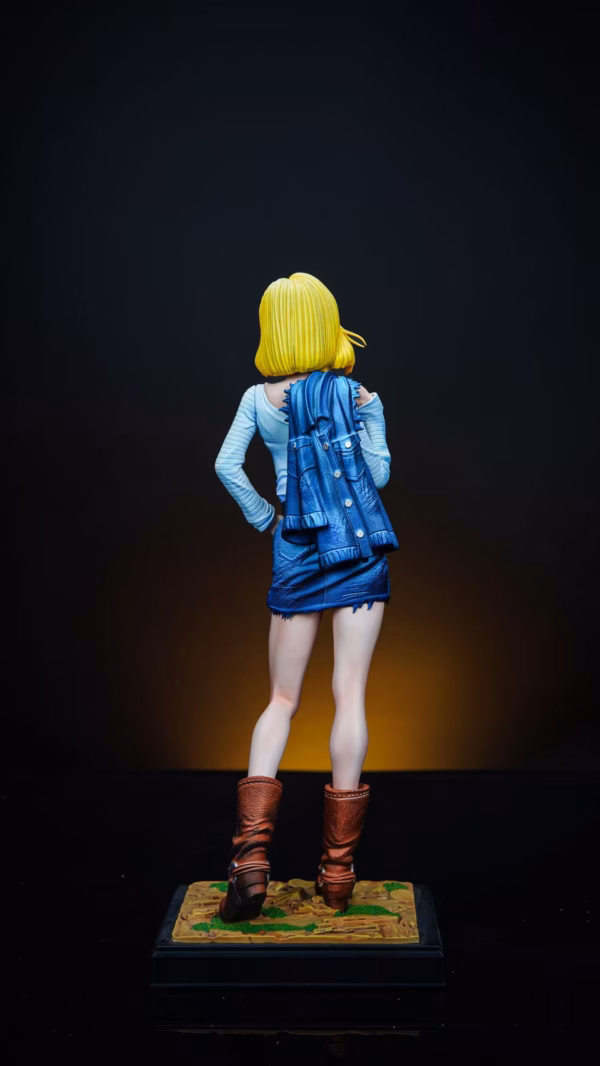 Dragon Ball ZQ Studio Android 18 C18 Resin Statue 4
