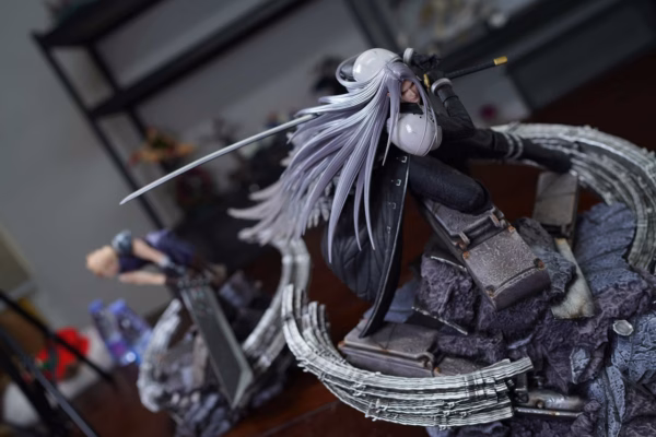 Final Fantasy The Ones Studio Cloud Vs Sephiroth Resin Statue 3