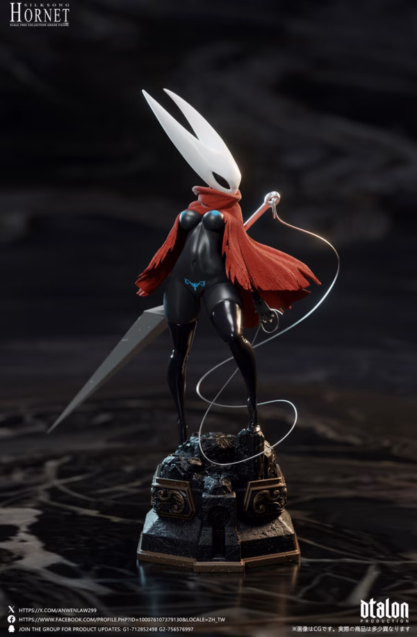 Hollow Knight Dtalon Production Silksong Hornet Resin Statue 1
