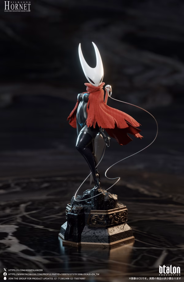 Hollow Knight Dtalon Production Silksong Hornet Resin Statue 5