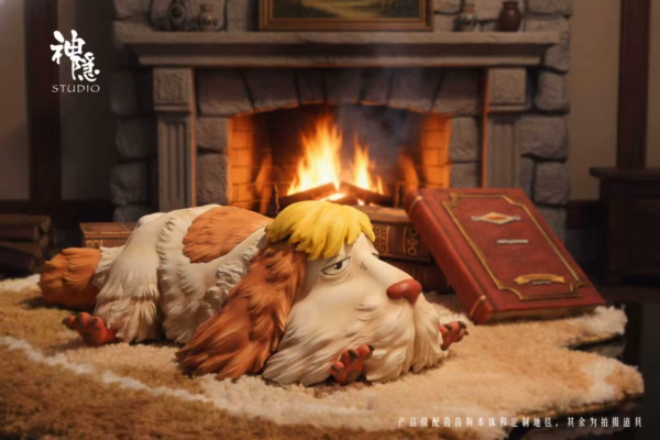 Howls Moving Castle ShenYin Studio Heen Taking A Rest Resin Statue 1