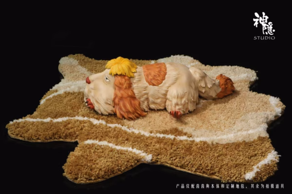 Howls Moving Castle ShenYin Studio Heen Taking A Rest Resin Statue 2