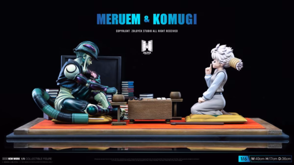Hunter x Hunter Zoldyck Studio Meruem Vs Komugi Resin Statue 2