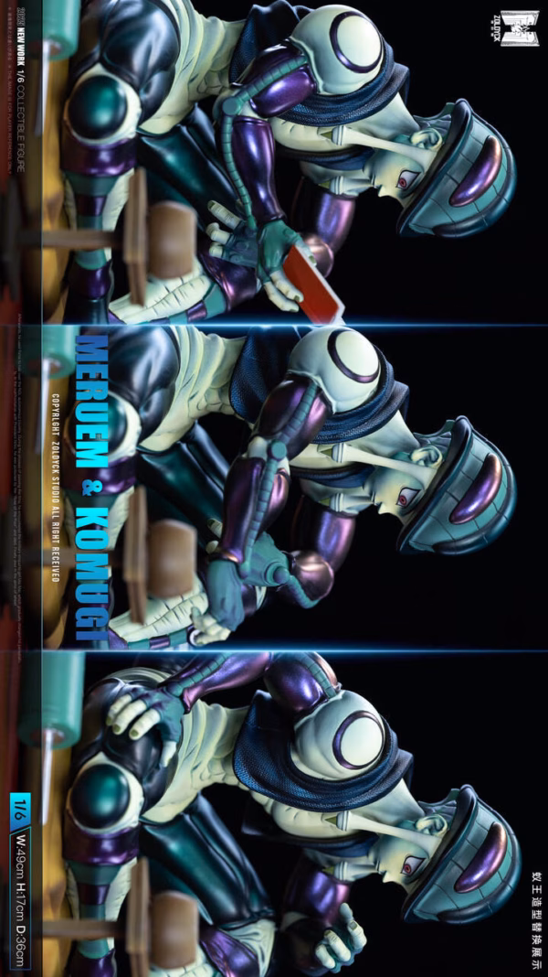 Hunter x Hunter Zoldyck Studio Meruem Vs Komugi Resin Statue 6