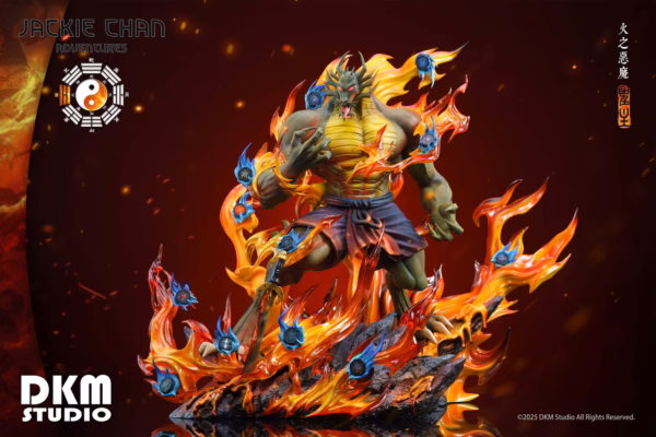 Jackie Chan Adventures DKM Studio Demon of Fire Shendu Resin Statue 2