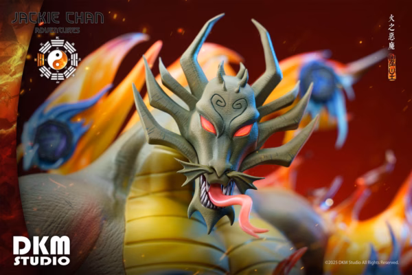 Jackie Chan Adventures DKM Studio Demon of Fire Shendu Resin Statue 4
