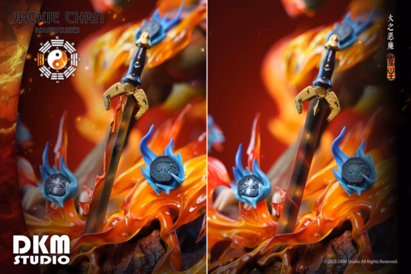 Jackie Chan Adventures DKM Studio Demon of Fire Shendu Resin Statue 5