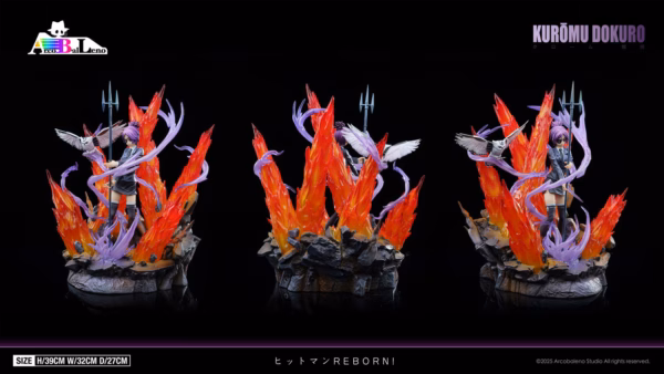 Katekyo Hitman Reborn Arcobaleno Studio Chrome Dokuro Resin Statue 3