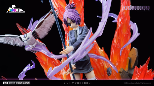 Katekyo Hitman Reborn Arcobaleno Studio Chrome Dokuro Resin Statue 4