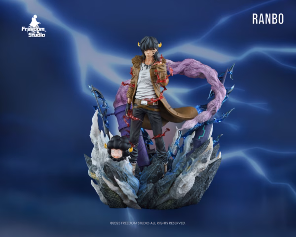 Katekyo Hitman Reborn Freedom Studio Lambo Resin Statue 1