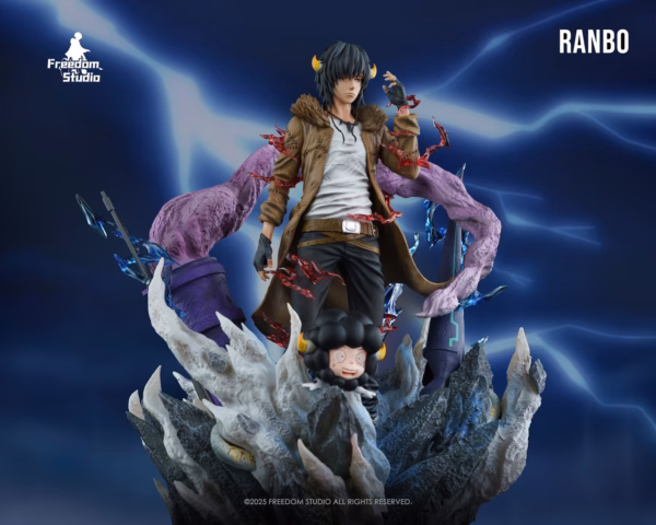 Katekyo Hitman Reborn Freedom Studio Lambo Resin Statue 3