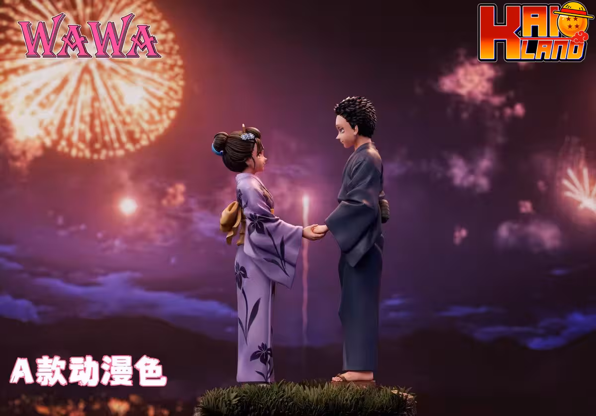 Kimetsu No Yaiba Wawa Studio Komaji x Koyuki Resin Statue