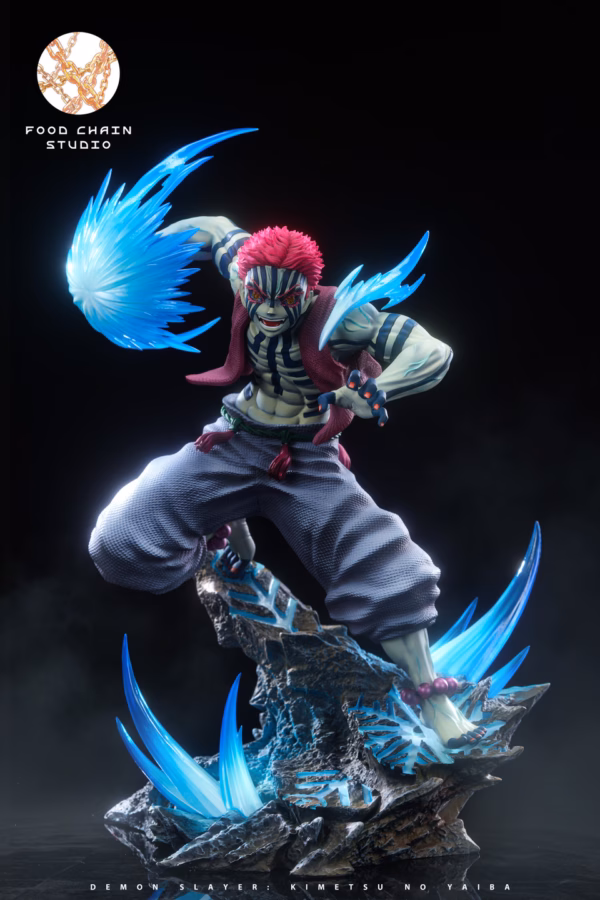 Kimetsu no Yaiba Food Chain Studio Kokushibo x Akaza x Douma Resin Statue 5