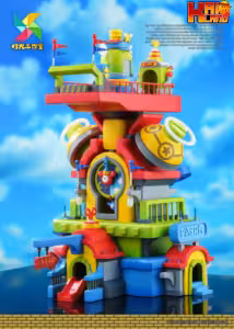 MapleStory Time Studio Toy City Clock Tower Resin Statue