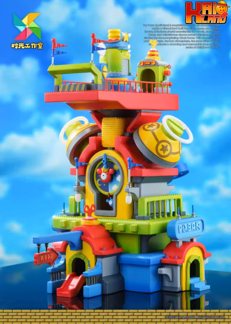 MapleStory Time Studio Toy City Clock Tower Resin Statue