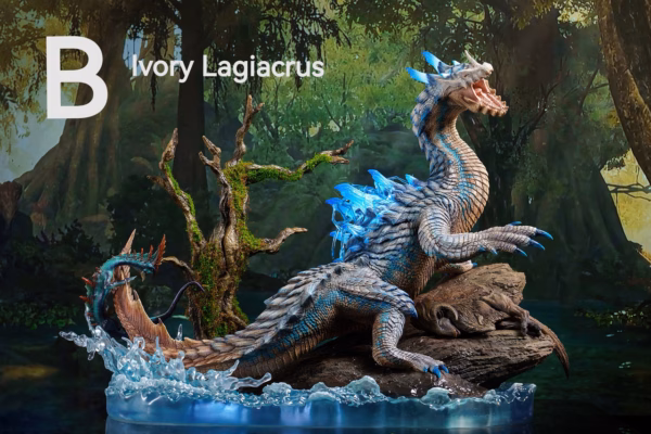 Monster Hunter Dragon Frontier Studio Lagiacrus﻿ Resin Statue 2