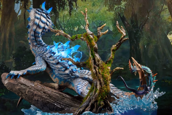 Monster Hunter Dragon Frontier Studio Lagiacrus﻿ Resin Statue 6