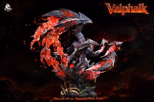 Monster Hunter Dragon Realm Studio Valphalk Resin Statue 1