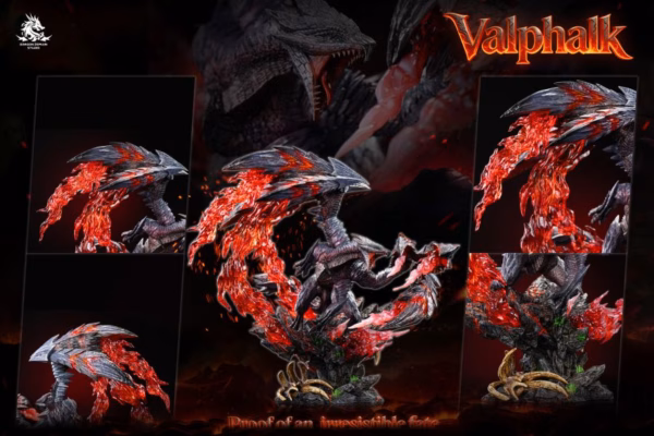 Monster Hunter Dragon Realm Studio Valphalk Resin Statue 2