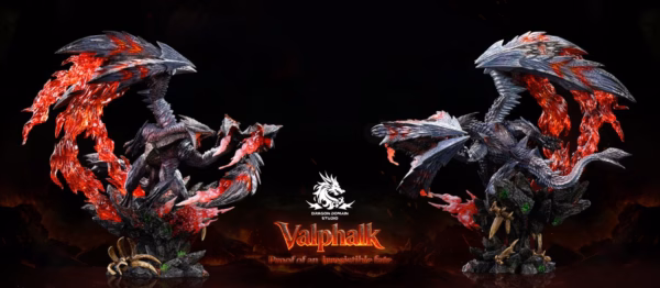 Monster Hunter Dragon Realm Studio Valphalk Resin Statue 3