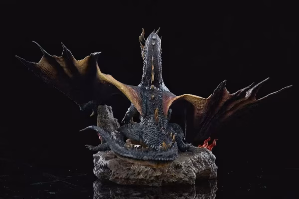 Monster Hunter MH Studio Black Dragon Resin Statue 3