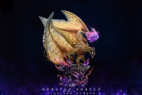 Monster Hunter S6 Studio Shagaru Magala Resin Statue 2