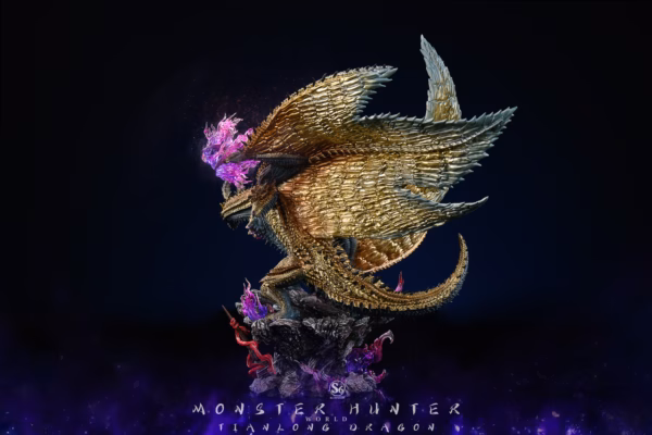 Monster Hunter S6 Studio Shagaru Magala Resin Statue 4