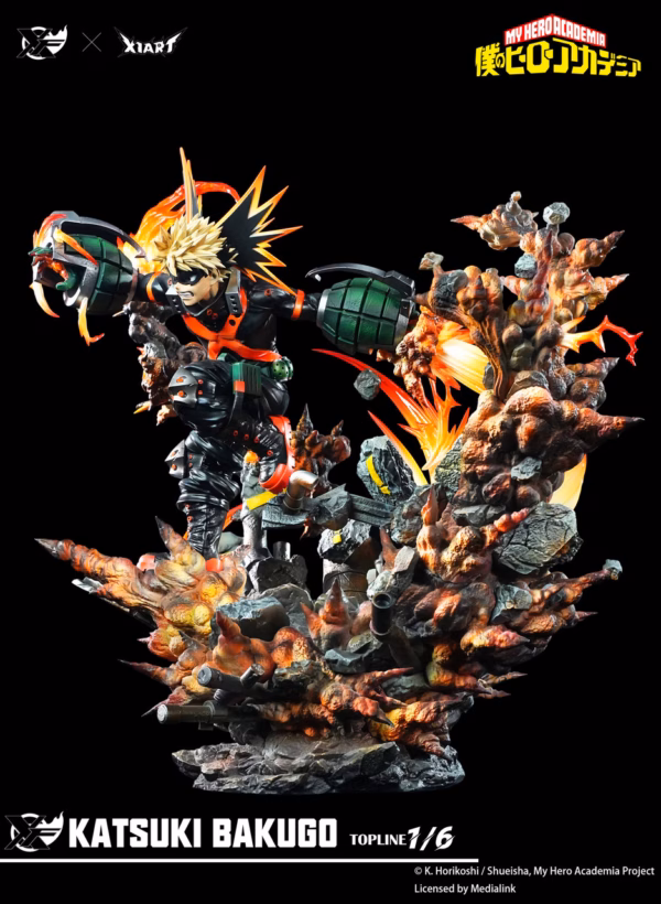 My Hero Academia XFire x X1ART Studio Katsuki Bakugo Licensed Resin Statue 7