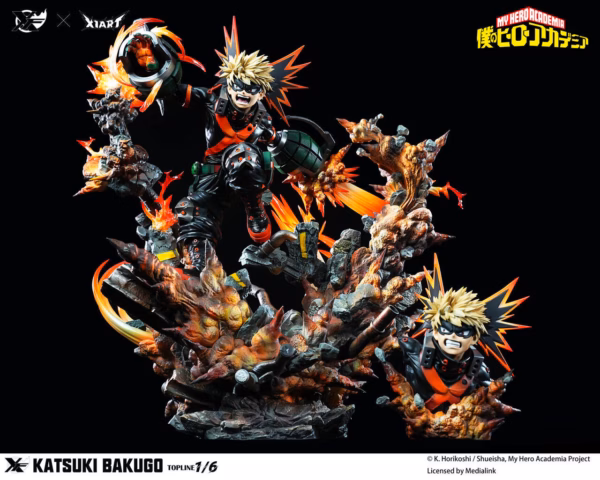 My Hero Academia XFire x X1ART Studio Katsuki Bakugo Licensed Resin Statue 9