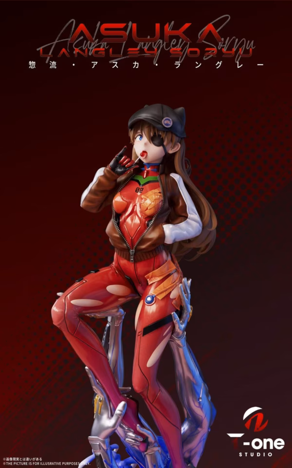 Neo Genesis Evangelion T One Studio Asuka Resin Statue 3