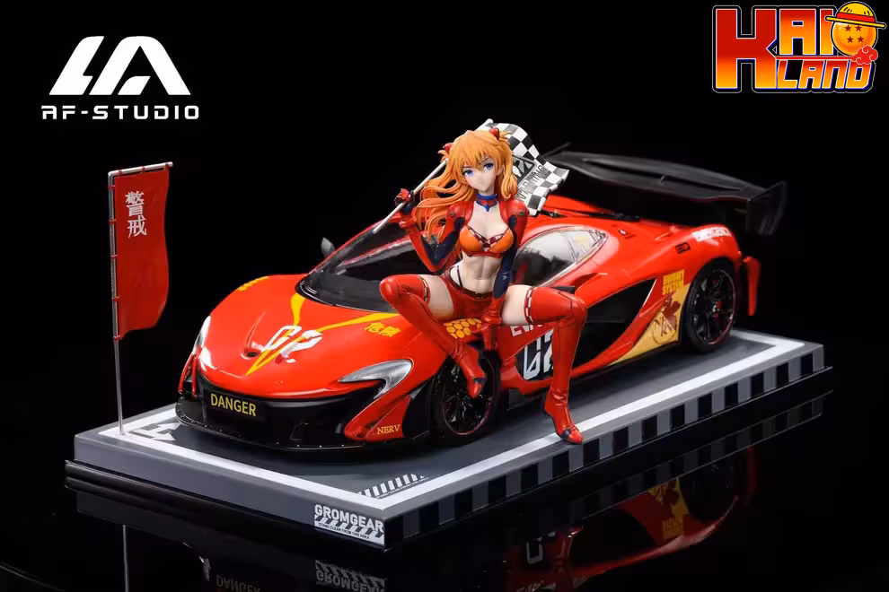 Neon Genesis Evangelion AF Studio Soryu Asuka Langley McLaren Sports Car Resin Statue