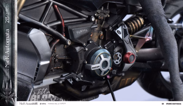 Nier Automata Aetheria Studio X SX Studio Motorcycle NieR 2B Resin Statue 3