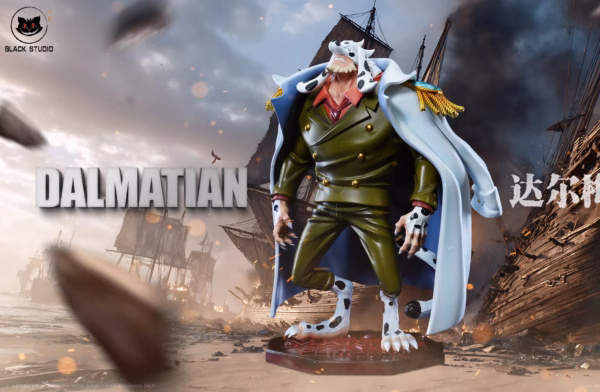 One Piece Black Studio Dalmatian x Sengoku V2 Resin Statue 3