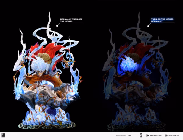 One Piece LAST Studio Nika Luffy Resin Statue 3