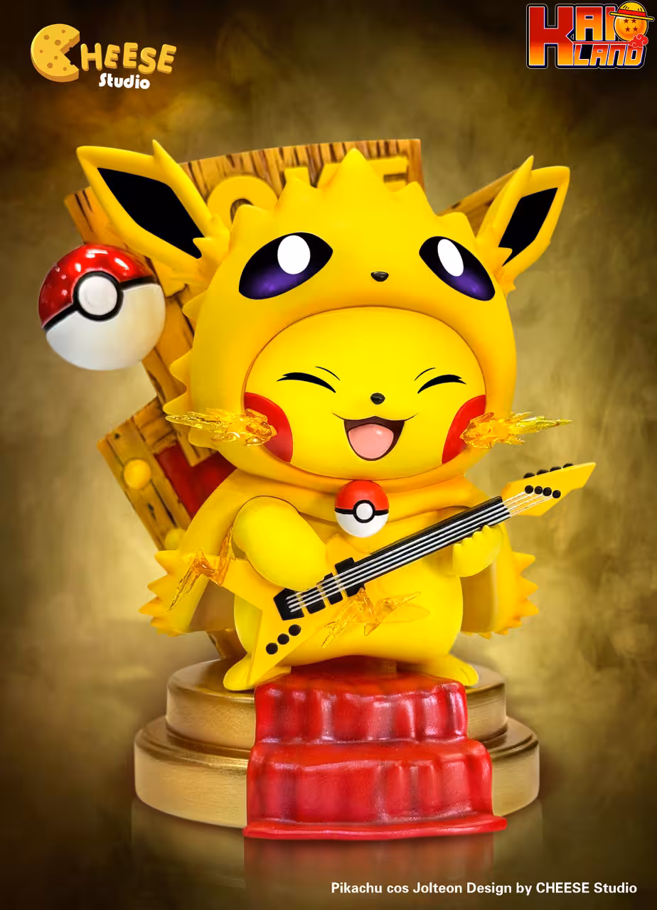Pokemon CHEESE Studio Pikachu Cos Jolteon Resin Statue