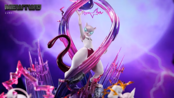 Pokemon JP Studio Mewtwo Group Resin Statue 3