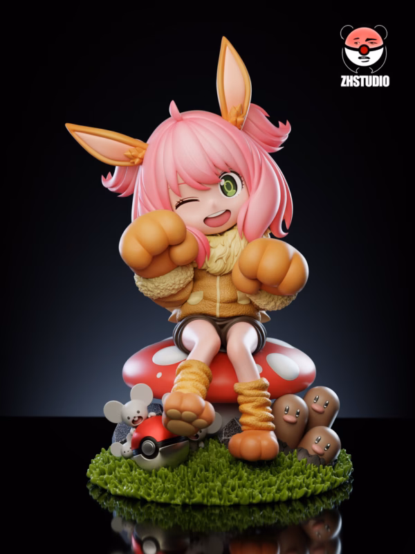 Spy x Family ZH Studio Anya cos Eevee Resin Statue 1