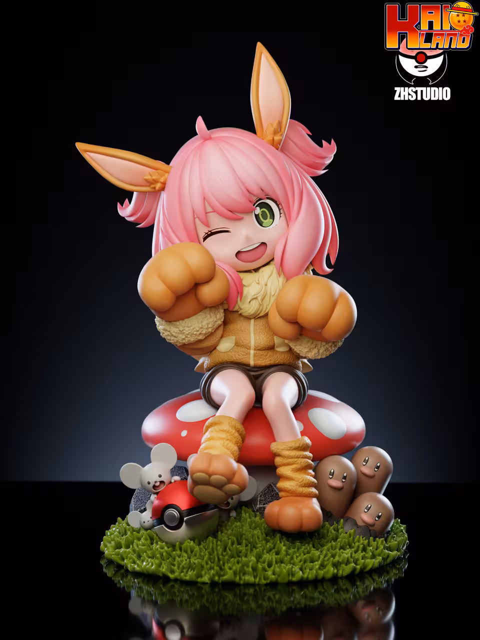 Spy x Family ZH Studio Anya cos Eevee Resin Statue