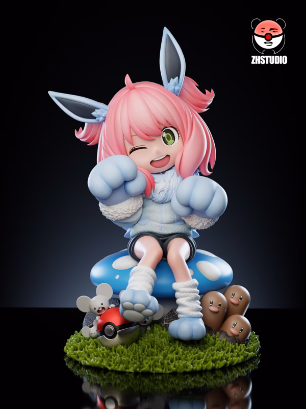 Spy x Family ZH Studio Anya cos Eevee Resin Statue 2
