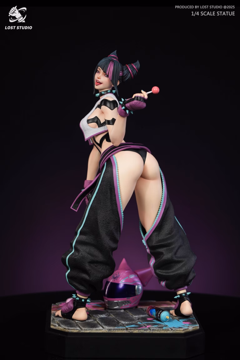 Street Fighter LOST Studio Spider Girl Han Juri Resin Statue