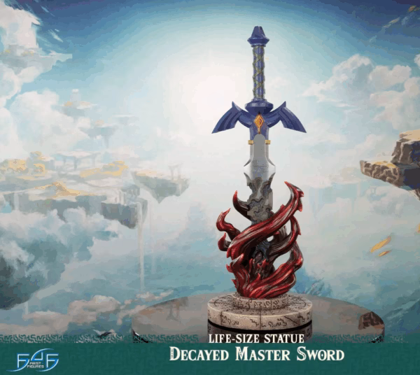 The Legend of Zelda First 4 Figures Tears of the Kingdom Decayed Master Sword Life Size Licensed Resin Statue 2