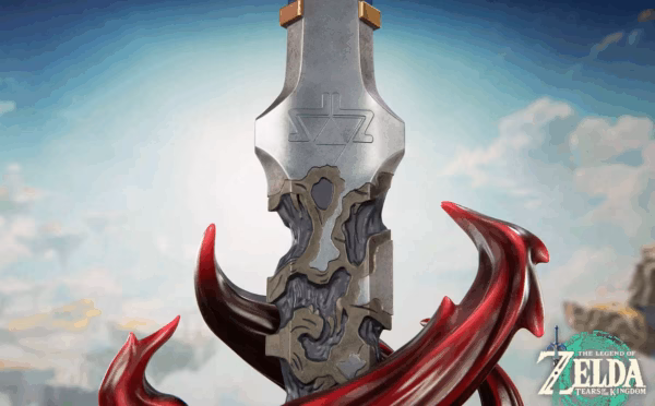 The Legend of Zelda First 4 Figures Tears of the Kingdom Decayed Master Sword Life Size Licensed Resin Statue 3