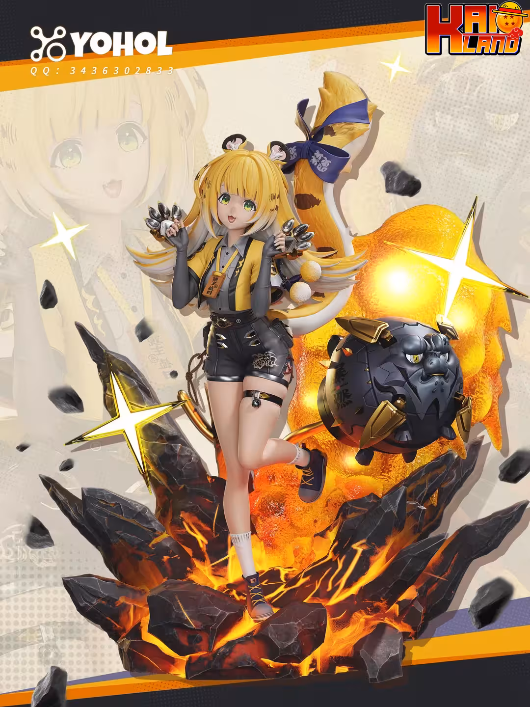 Zenless Zone Zero Yohol Studio Ju Fufu Resin Statue