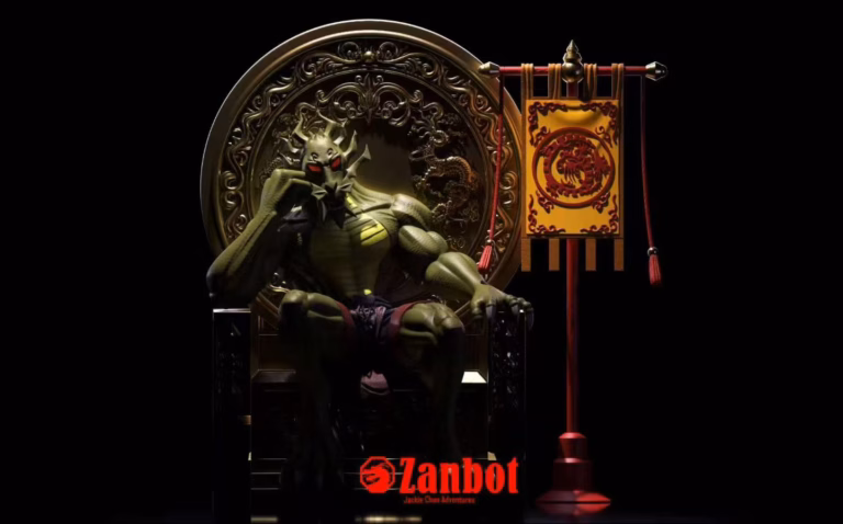 Jackie Chan Adventures Holy Lord Studio Zanbot Resin Statue