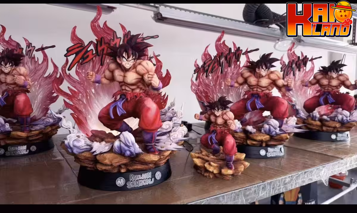 Dragon Ball Infinite Studio Kaioken Son Goku Resin Statue