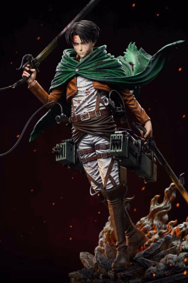 Attack on Titan Dream Studio Levi Ackerman Resin Statuea 2