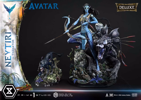 Avatar Prime 1 Studio Neytiri x Thanator Licensed Resin Statue 3