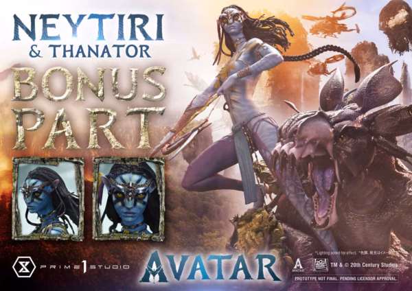Avatar Prime 1 Studio Neytiri x Thanator Licensed Resin Statue 7