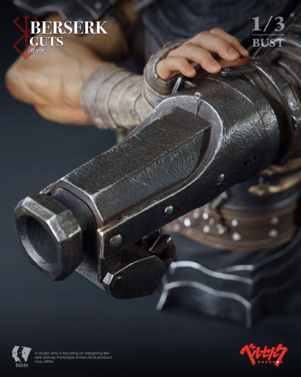 Berserk BIHS Studio Guts The Black Swordsmans Berserk Moment Bust Resin Statue 6
